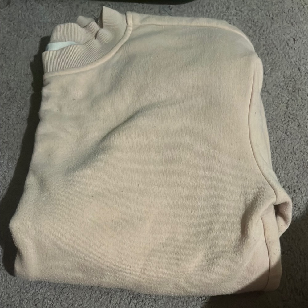 Cozy Light Pink Sweatshirt
